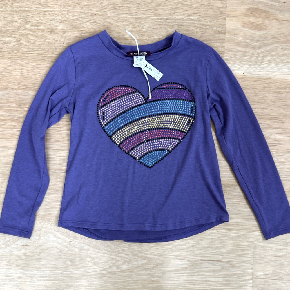 Girls NWT Sparkle Top- Size 6- NWT